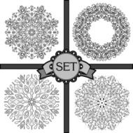 set with lace ornaments-1