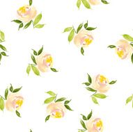 Watercolor flower pattern N154