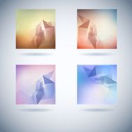 Abstract Blurry Hipster Background With triangles N10