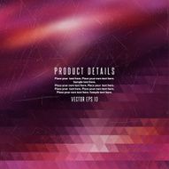 Background made of triangles and space