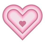 striped heart