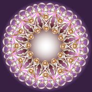 background with the terms of pearls and precious stone