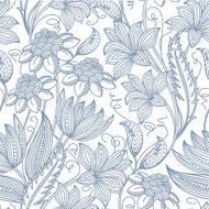 Seamless floral background N192