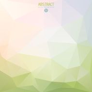 Green Mosaic triangle background N6