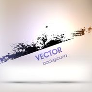 Abstract Ink Blot for Grunge Backgound N154