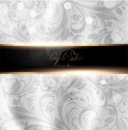 Floral Retro Background for Vintage Design N313