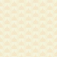 Vintage Pattern Wallpaper for Your Design Beige N22