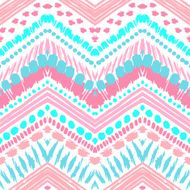 Hand drawn painted seamless pattern Vector illustration N62