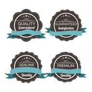 Vintage label sticker or tag with space