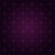 Vintage Pattern Wallpaper Purple Color N30