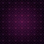 Vintage Pattern Wallpaper Purple Color N31