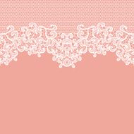 Vintage lace invitation card N39