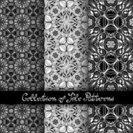 Set of 3 Seamless Vintage Patterns (Vector) N30