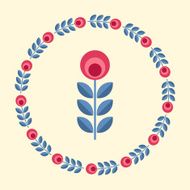 Scandinavian flowers N25