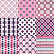 seamless abstract geometric pattern set N3
