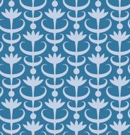 Abstract floral seamless pattern Classic ornament in retro style N5