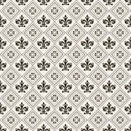 Seamless pattern Vector Retro N19