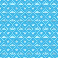 Seamless pattern Blue Vector N23