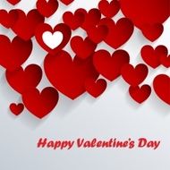 Abstract valentine background card