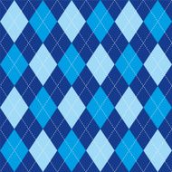 Argyle pattern blue rhombus seamless texture N3