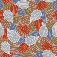 Bulbs Seamless colorful ornamental pattern N7
