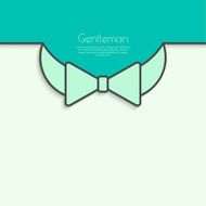 Abstract background with vector bow tie N2