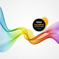 Abstract curved lines background Template brochure design N57