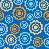 Abstract vector colorful background with flowers N12
