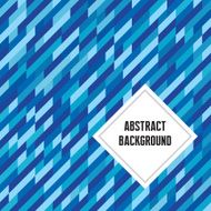 Abstract geometric background in blue colors vector pattern
