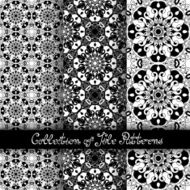 Set of 3 Seamless Vintage Patterns (Vector) N31