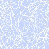 Seamless pattern with bright outline hand drawn abstract geomet