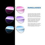 Aviator Sunglasses Vector N2