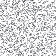 Seamless vintage floral pattern N4