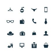 set of accessories icons N5