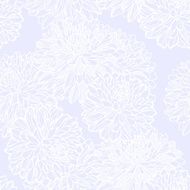 Seamless pattern with decorative flower