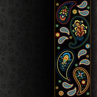 Background with paisley pattern N4