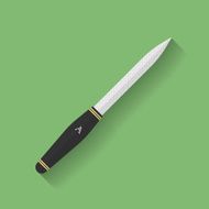 Nail file icon Flat style