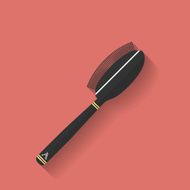 Icon of Comb hairbrush Flat style N2