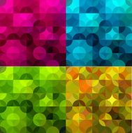 Abstract colorful geometric background N13