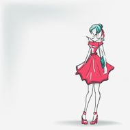 Fashionable woman N21