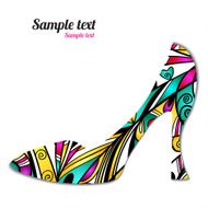 Sign pattern shoes N2