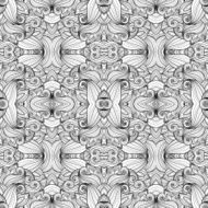 Seamless Abstract Tribal Pattern (Vector) N38