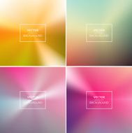 Abstract colorful blurred vector backgrounds N19