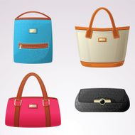 Female bags illustration