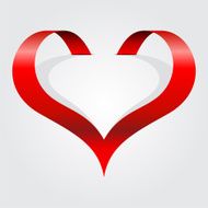 Abstract heart symbol Vector illustration