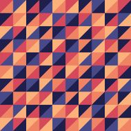 Abstract seamless pattern with colorful triangles