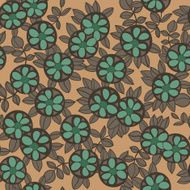 Cute floral seamless pattern background N14