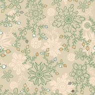 Cute floral seamless pattern background N22