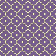 purple quatrefoil pattern