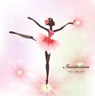 Pretty dancer for your design